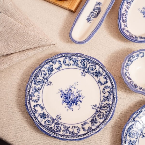 Fecra Majestic Blue 14 Parça Kahvaltı Takımı