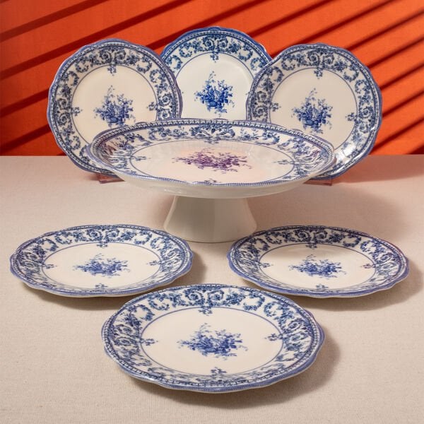 Fecra Majestic Blue 8 Parça Sunum Seti