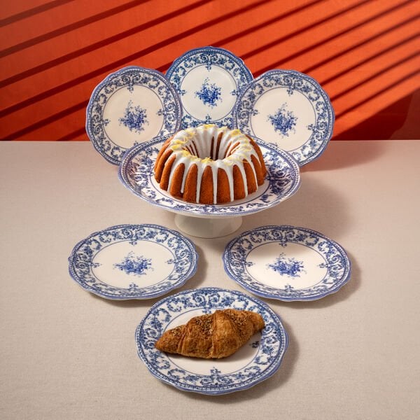 Fecra Majestic Blue 8 Parça Sunum Seti