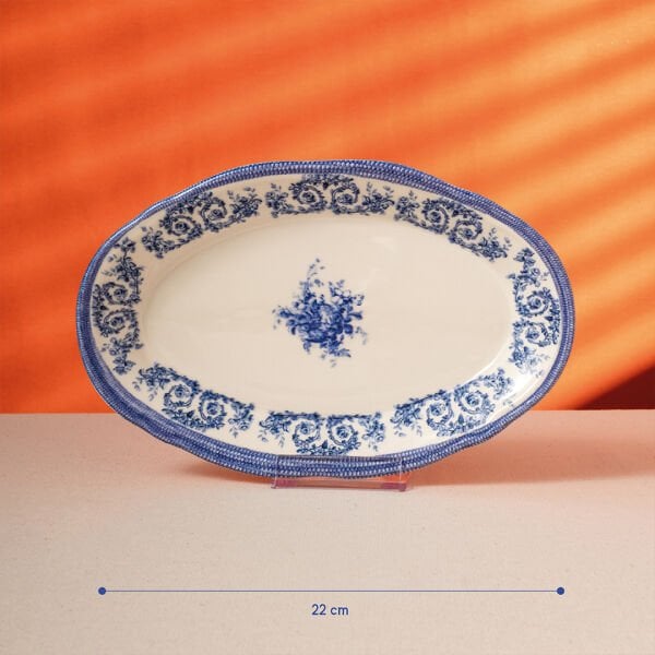 Fecra Majestic Blue 2'li Kayık Tabak