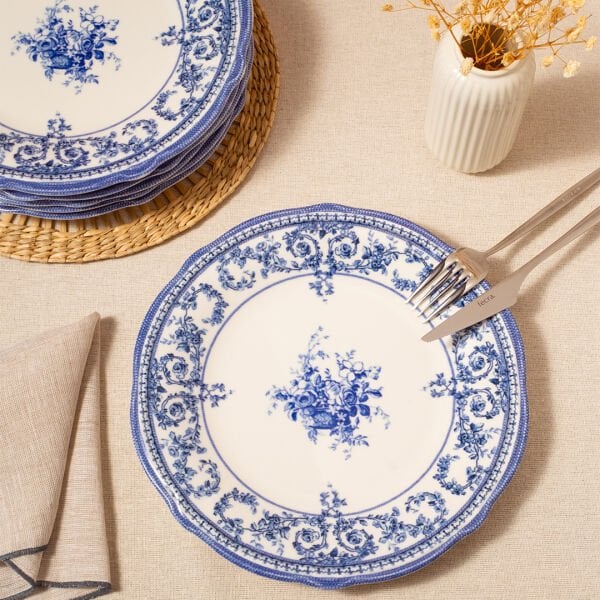 Fecra Majestic Blue 6 Parça Servis Tabağı Seti