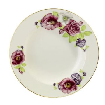 Kütahya Porselen Bone Jasmine 24 Parça 9414 Desen Yemek Seti
