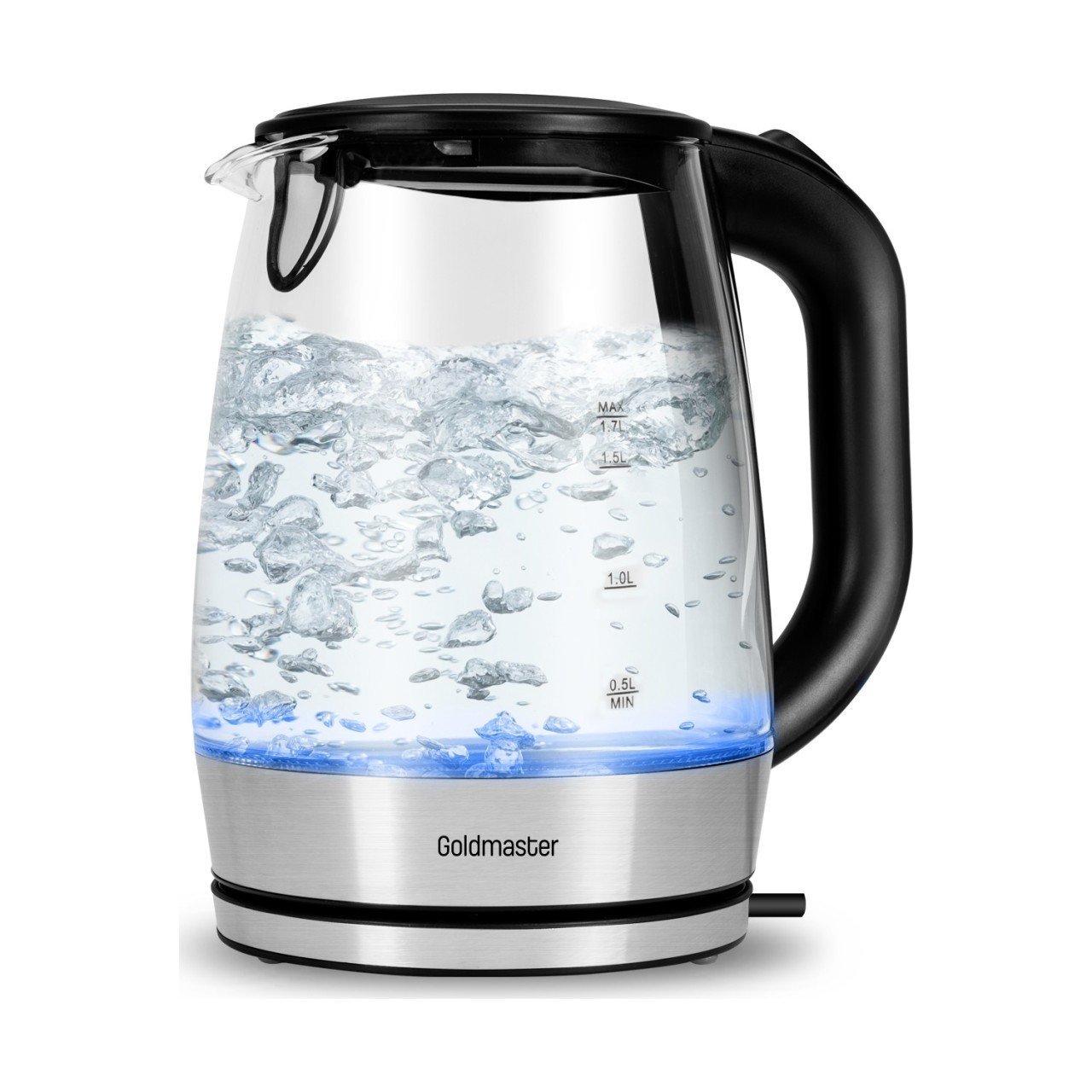 Goldmaster Aquarıne 1.7 Lt Işıklı Cam Kettle Su Isıtıcı IN-6342