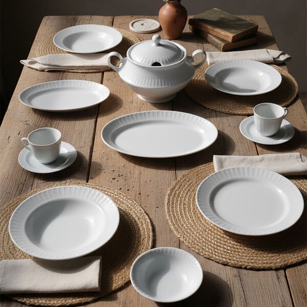 Güral Porselen Sedef 82 Parça Yemek Takımı