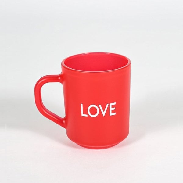 Rakle Motto Love Sloganlı Kupa Nar Çiçeği
