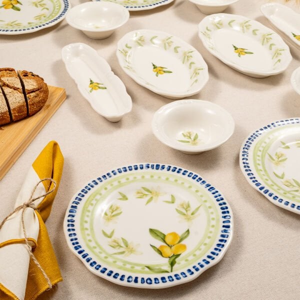 Fecra 14 Parça Casa Limone Kahvaltı Takımı