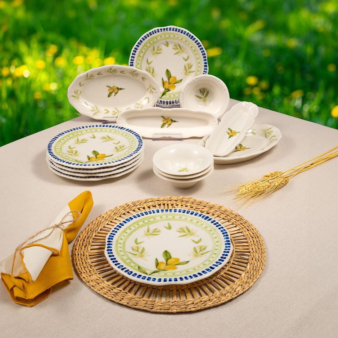 Fecra 14 Parça Casa Limone Kahvaltı Takımı