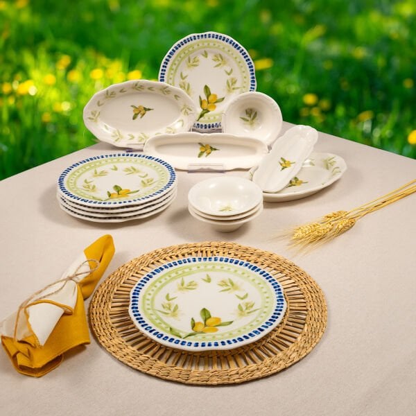 Fecra 14 Parça Casa Limone Kahvaltı Takımı