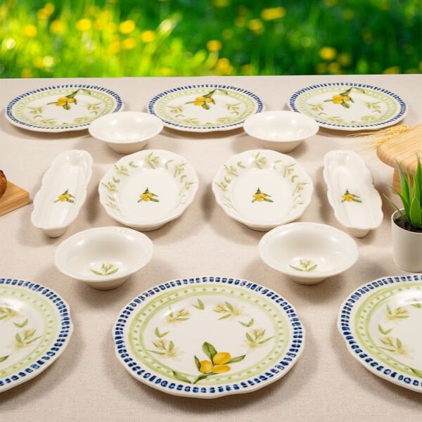 Fecra 14 Parça Casa Limone Kahvaltı Takımı