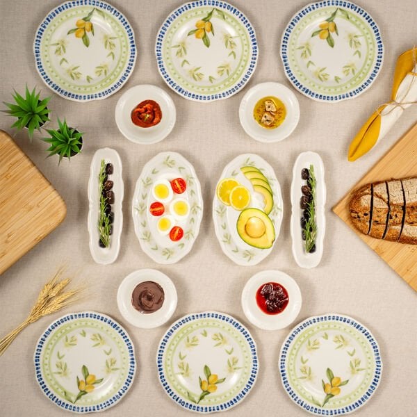 Fecra 14 Parça Casa Limone Kahvaltı Takımı