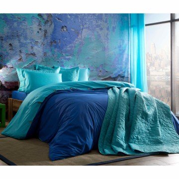 Taç Colorful Nevresim Takımı Saks