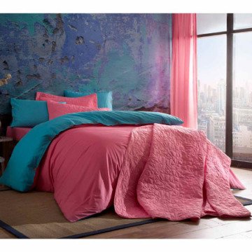 Taç Colorful Nevresim Takımı Pembe