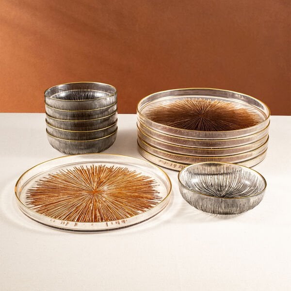 Fecra Mystic 12 Parça Servis ve Sunum Seti