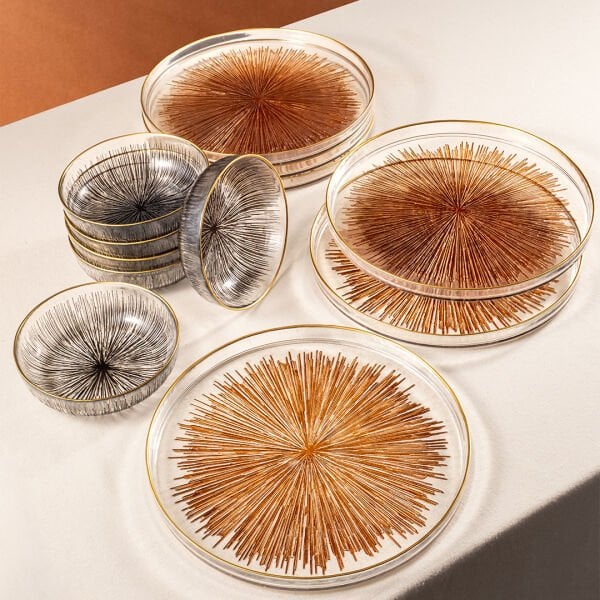 Fecra Mystic 12 Parça Servis ve Sunum Seti