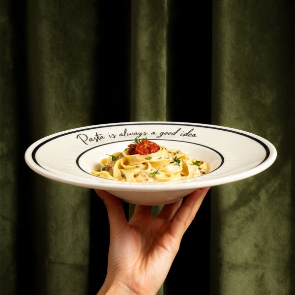 Fecra Tavola Porselen Makarna Tabağı