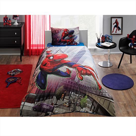 Taç Spiderman Action Nevresim Takımı