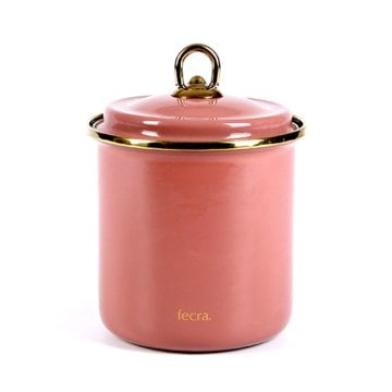 Fecra Emaye Kavanoz  Rose Gold