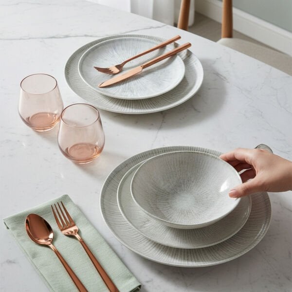 Güral Porselen Roden 24 Parça Yemek Takımı 1401