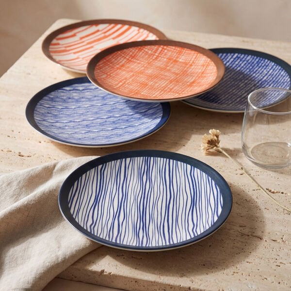 Güral Porselen Atina 6 Parça Pasta Tabağı Seti 6886