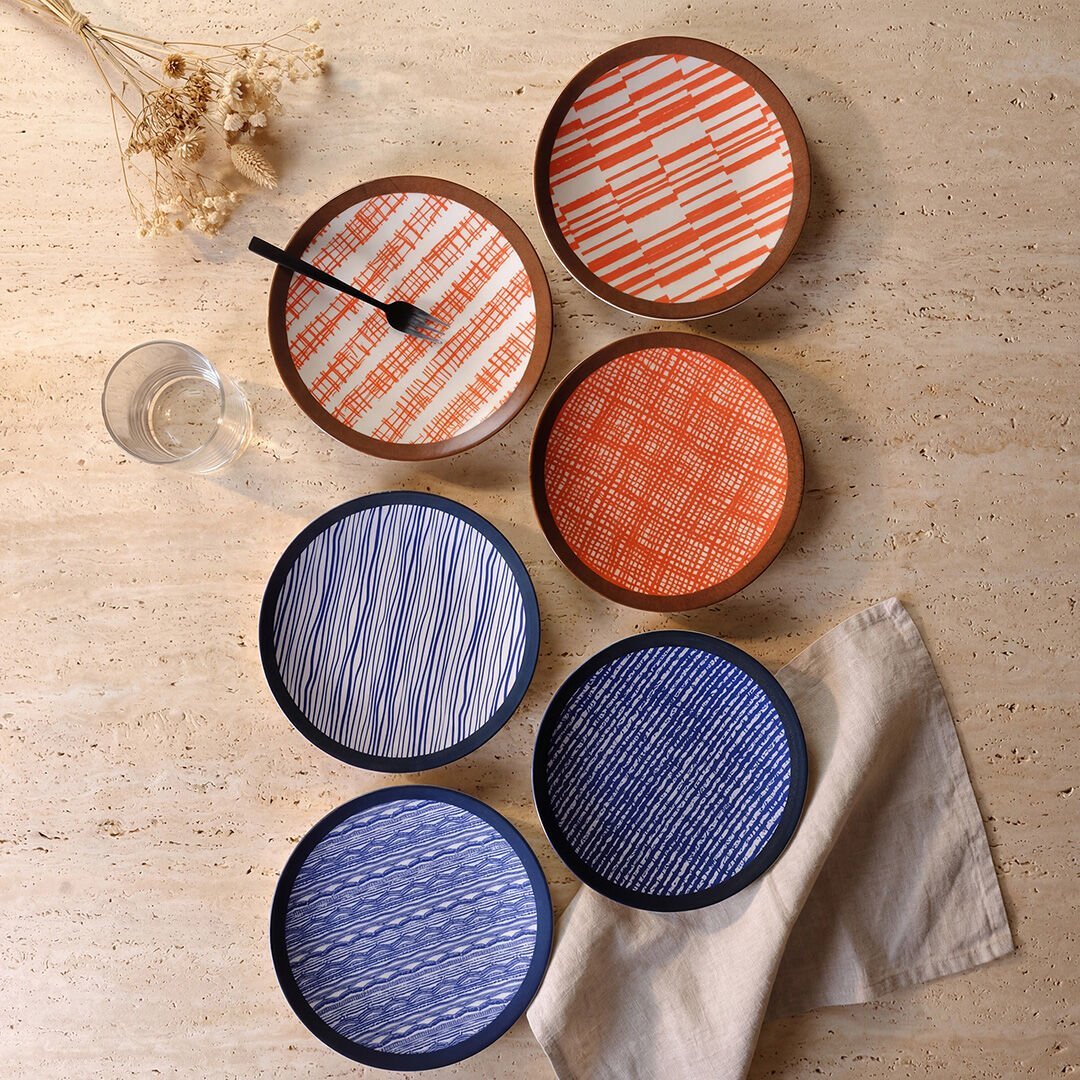 Güral Porselen Atina 6 Parça Pasta Tabağı Seti 6886