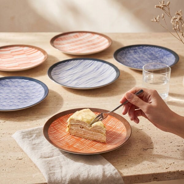 Güral Porselen Atina 6 Parça Pasta Tabağı Seti 6886