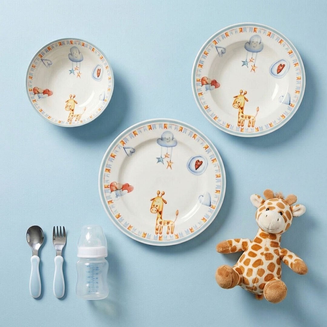 Güral Porselen Eda 3 Parça Mama Takımı 2945