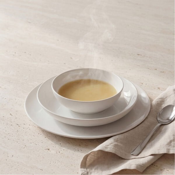 Güral Porselen Atina 18 Parça Yemek Takımı Sade