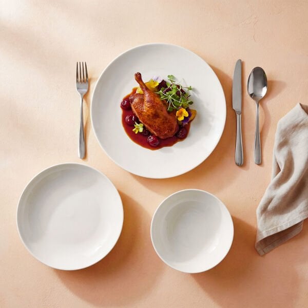 Güral Porselen Atina 18 Parça Yemek Takımı Sade