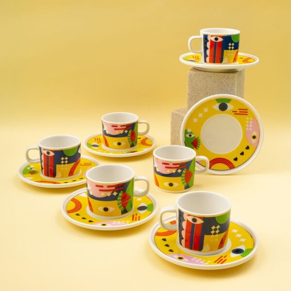 Fecra Scala 12 Parça Kahve Fincan Takımı