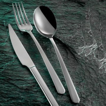 Kütahya Porselen Elite Sade 84 Parça Çatal Bıçak Takımı