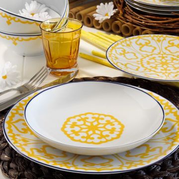 Kütahya Porselen 59665 Desen 24 Parça Yemek Seti