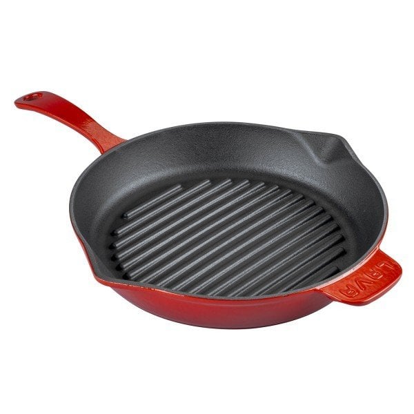 Lava Yuvarlak Kızartma Tavası 28 cm Metal Saplı Kırmızı
