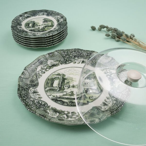 Fecra Vintage Emerald 8 Parça Sunum Seti