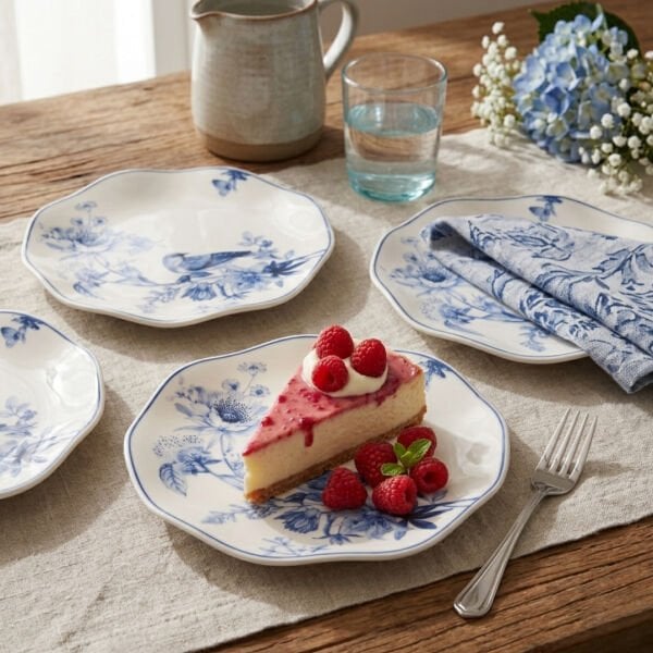 Güral Porselen 6'lı Nesrin 19 Cm Pasta Tabağı 1891