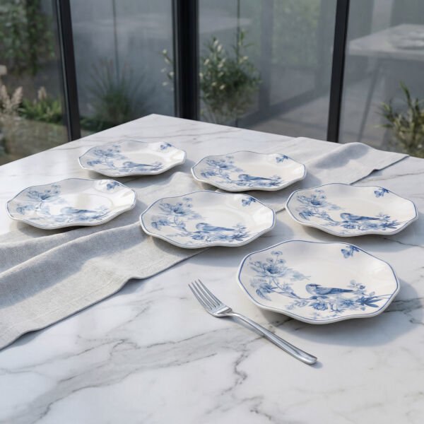 Güral Porselen 6'lı Nesrin 19 Cm Pasta Tabağı 1891