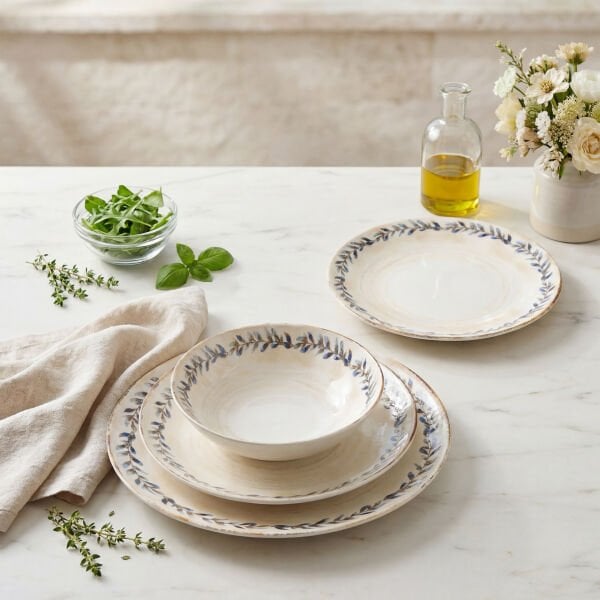 Güral Porselen  Atina 24 Parça Yemek Takımı DG 48437