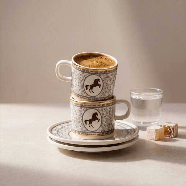 Fecra Imperium 4 Parça Kahve Fincan Takımı