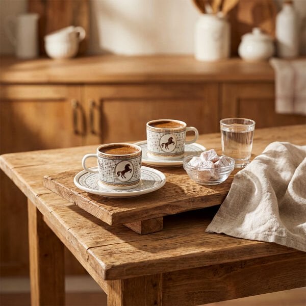 Fecra Imperium 4 Parça Kahve Fincan Takımı