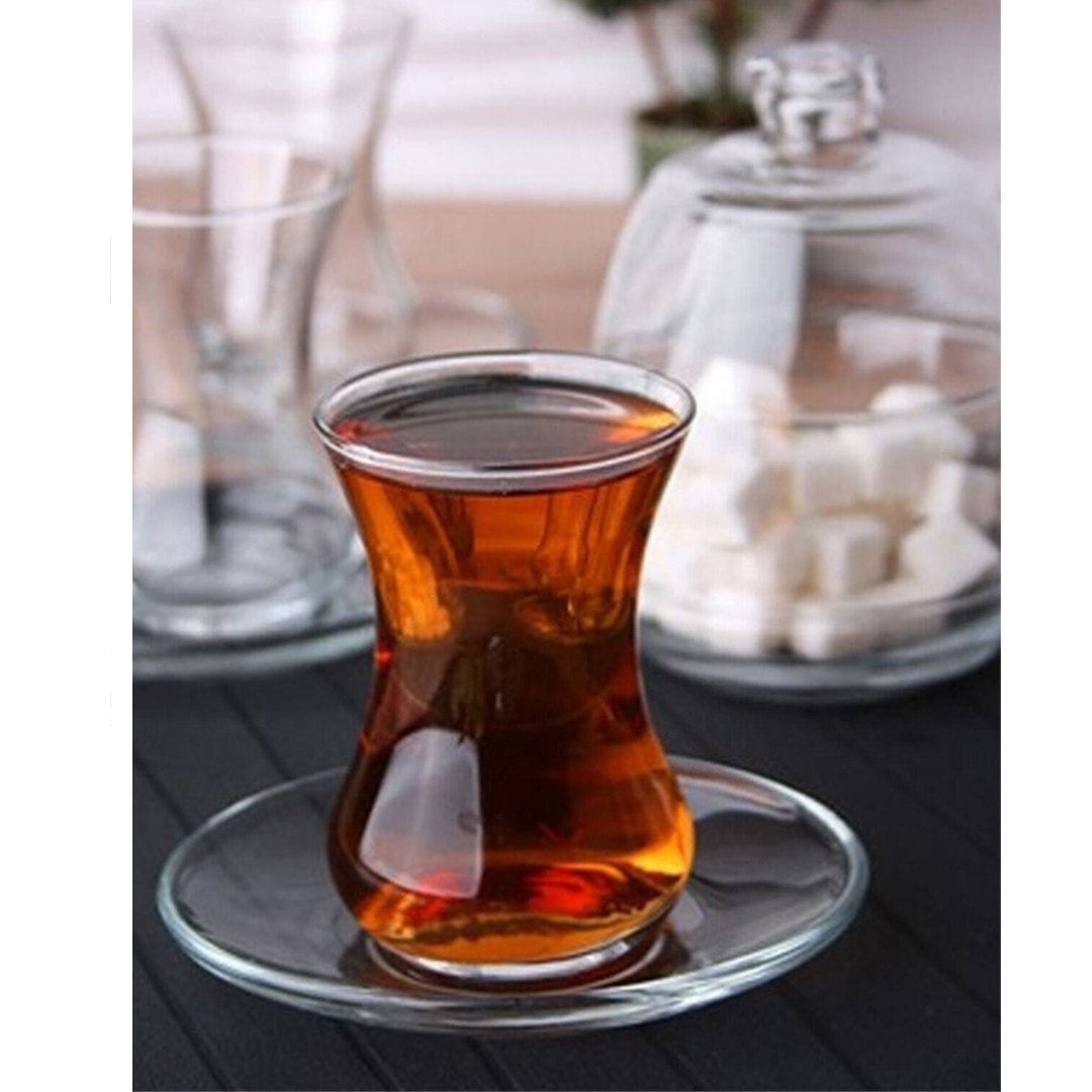 Lav Başak 12 Parça Şekerlikli Çay Takımı