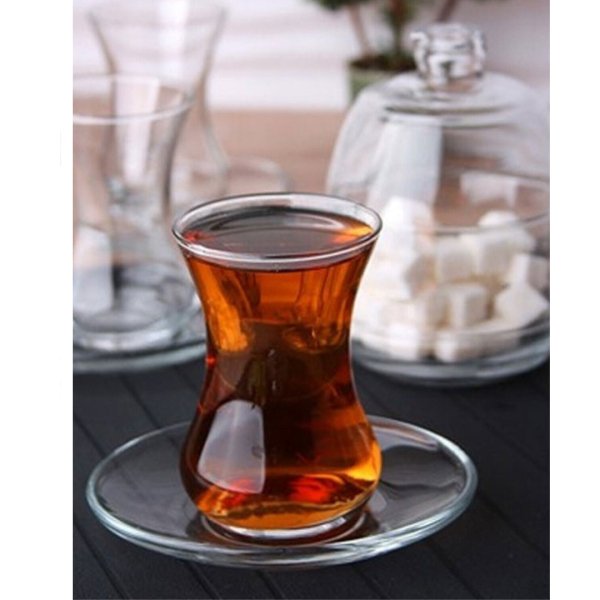 Lav Başak 12 Parça Şekerlikli Çay Takımı