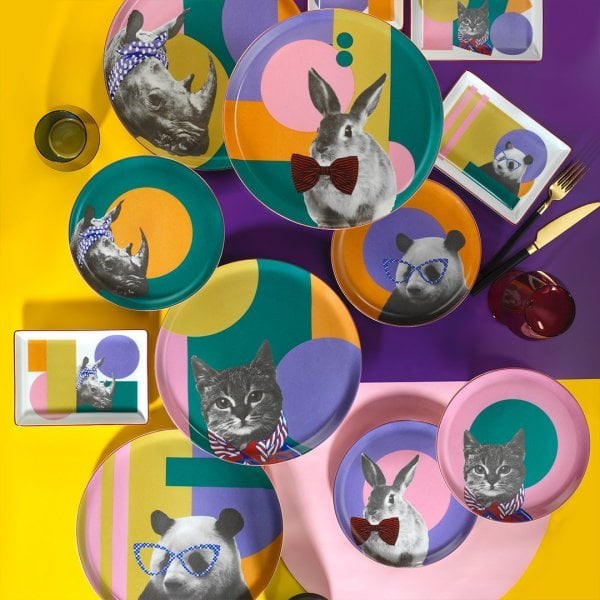 Porland Pretty Animals 12 Parça Kahvaltı ve Sunum Seti