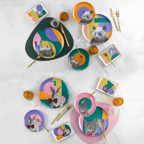 Porland Pretty Animals 12 Parça Kahvaltı ve Sunum Seti