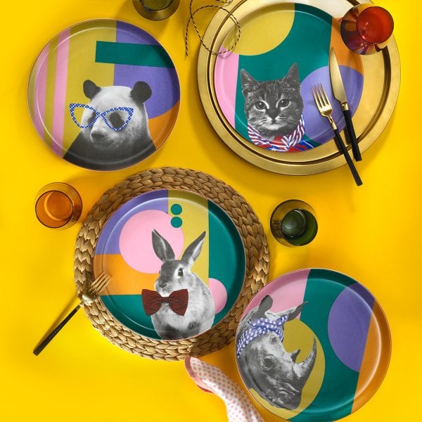 Porland Pretty Animals 4 Parça Servis Takımı