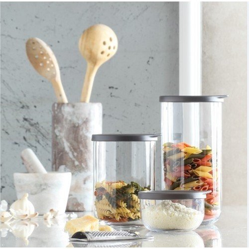 Lav  Duo 3'lü Saklama Kabı Gri Kapak
