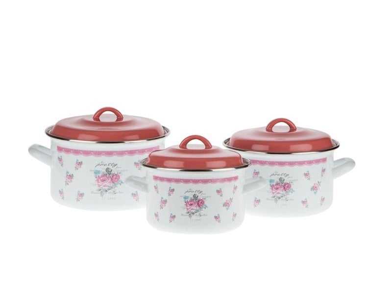 Biev EMY401 // Pretty Rose Tencere Seti 16-18