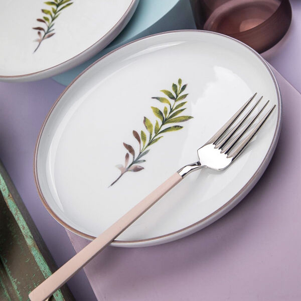 Kütahya Porselen Moderna 6 Kişilik 19 Cm Pasta Takımı Comfort
