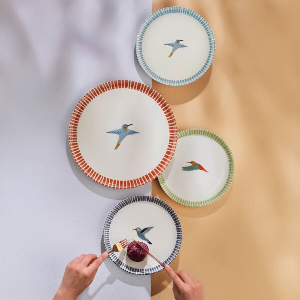 Kütahya Porselen Colibri 7 Parça Pasta Takımı