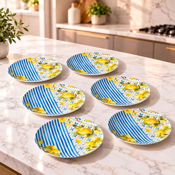 Fecra Limonte 6 Parça Pasta Takımı