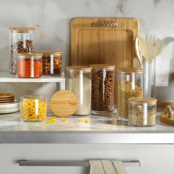 Fecra By Bambum Angela 8'li Cam Saklama Kabı Seti