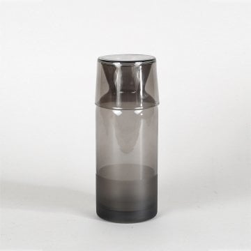 Rakle Matte Bardaklı Sürahi Füme